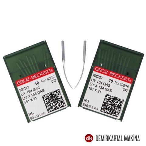 UY 154 GAS Nm 80/12 Eğri Overlok İğnesi